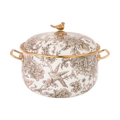 Кастрюля эмалированная 3,8 л Agness 