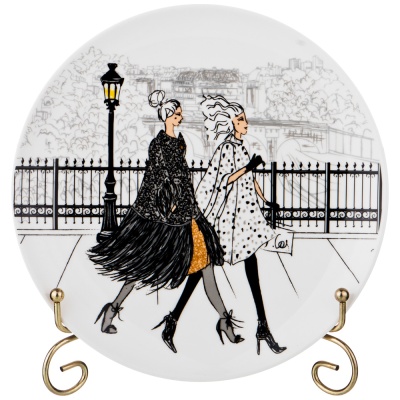 Тарелка акцентная  20,5 см  "FASHION QUEEN"