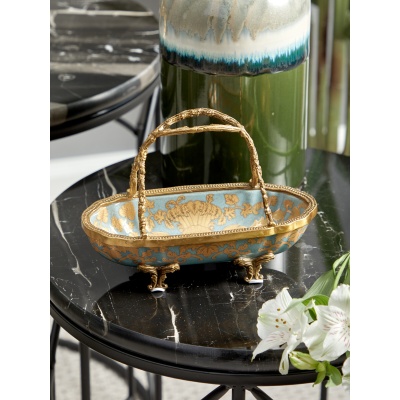 Чаша с ручками 19x9x14см 