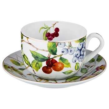 Чашка с блюдцем  "ГАРМОНИЯ" 300 мл 