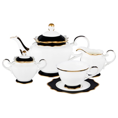 чайный сервиз на 6 пер. " Блэк Квадро"