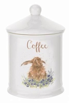 Банка для кофе с крышкой "Забавная фауна. Кролик" 14.5 см 