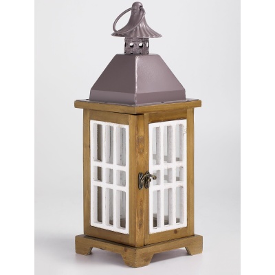 Подсвечник-фонарь 15х15х41см