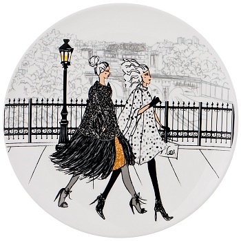 Тарелка акцентная  20,5 см  "FASHION QUEEN"