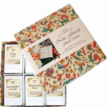 Набор натурального мыла "Note Floreali" (Цветочные ноты) 6х100 гр