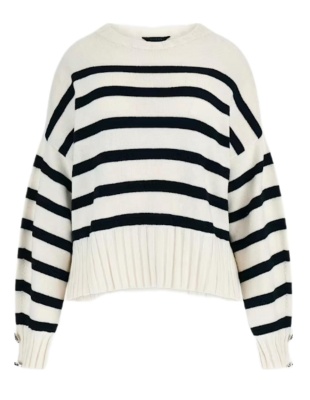 полосатый джемпер