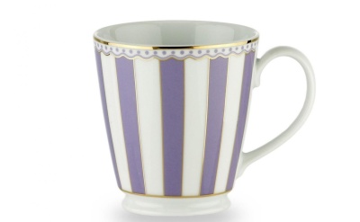 кружка 360 мл "Карнавал (лавандовая полоска)"