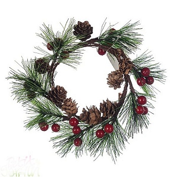 венок новогодний "Калиновый лес"