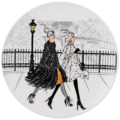 Тарелка акцентная  20,5 см  "FASHION QUEEN"