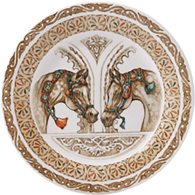 тарелка десертная 16,5 см "Лошади ветра"