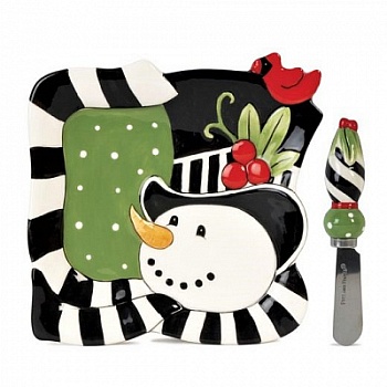 набор для торта "Веселый снеговик"