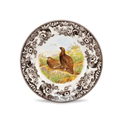 тарелка закусочная 20 см "Английские охотничьи мотивы. Красная куропатка" 