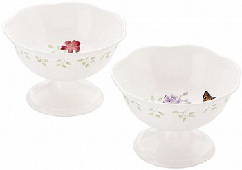 салатник "Бабочки на лугу" 