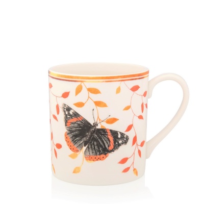 кружка 300 мл "Бабочки на лугу. Адмирал"  