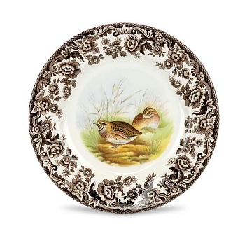 тарелка закусочная 20 см  "Английские охотничьи мотивы. Кач" 
