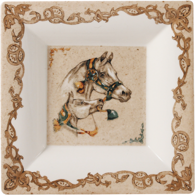 блюдо квадратное 17 см "Лошади ветра"